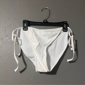 White bathing suit bottoms